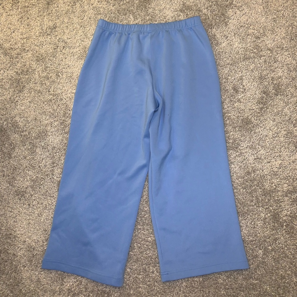 NY Jeans Light Blue & White Polyester Pants sz M - Picture 8 of 8